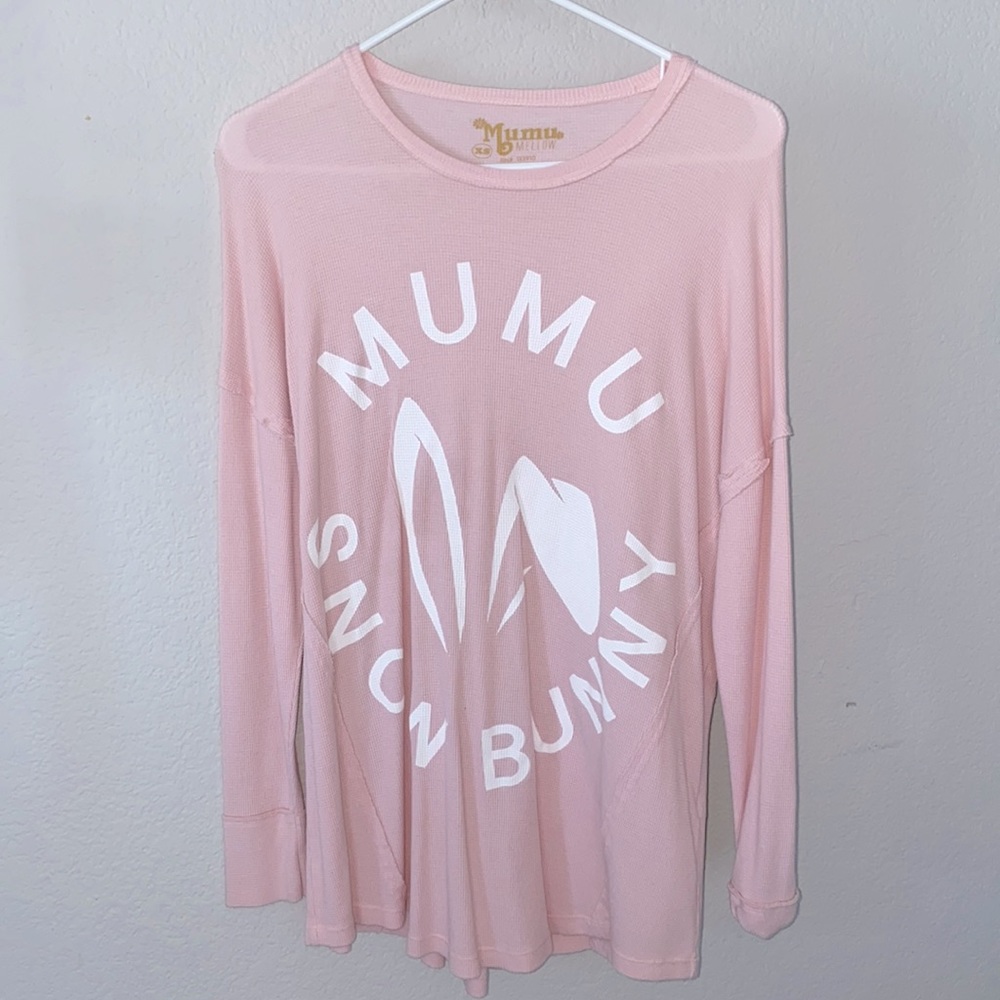 Vintage mumu long sleeve flannel T-shirt